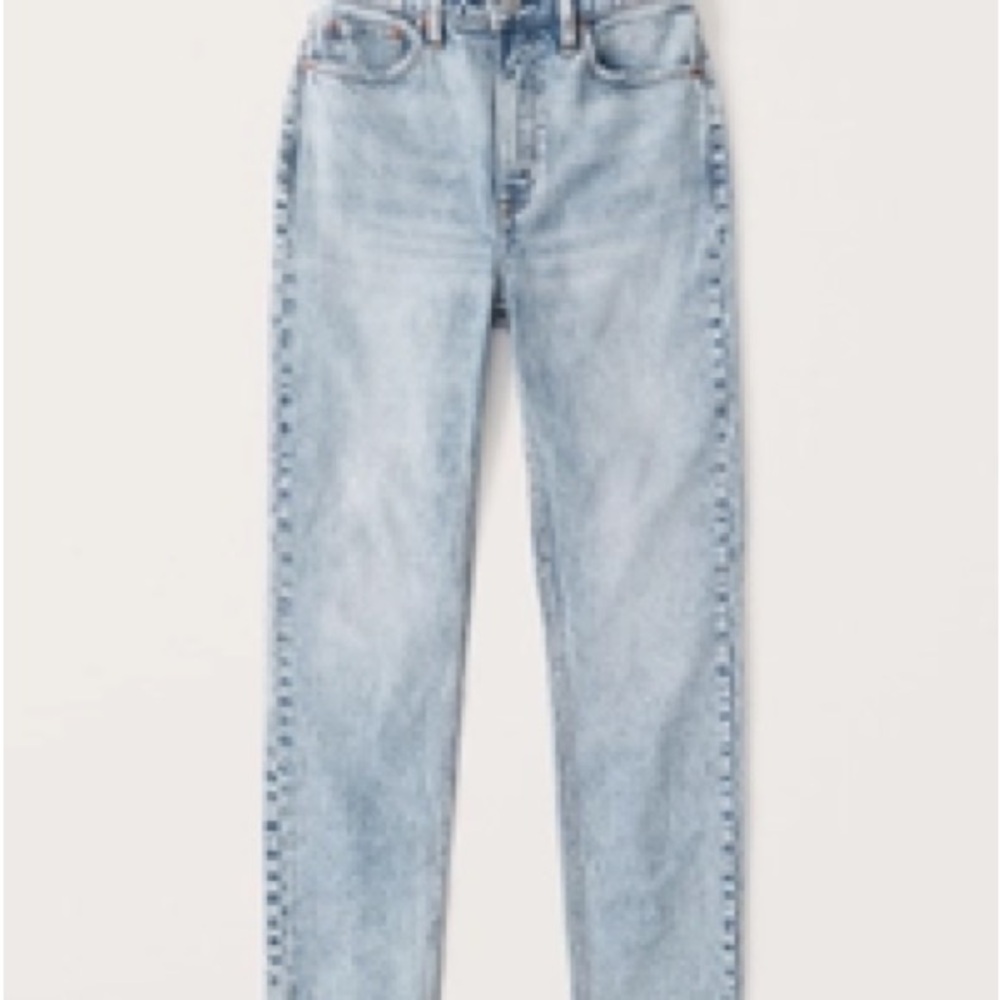 Abercrombie & Fitch Light Blue Straight Leg Jeans